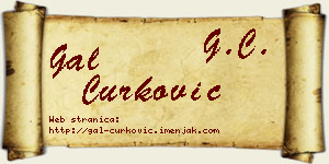 Gal Ćurković vizit kartica